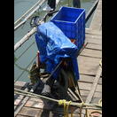 Falls es im vorangehenden Foto nicht aufgefallen sein sollte: Als Windenantrieb dient ein Motorrad